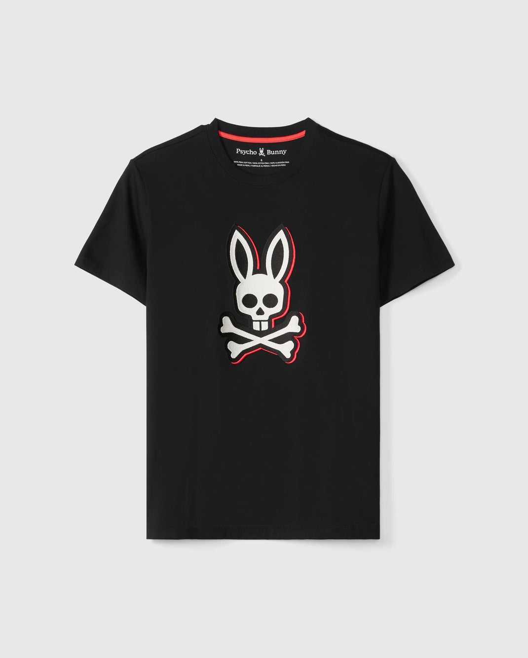 Tees Psycho Bunny Kayden Graphic Tee Noir Homme | FHQ-47874200